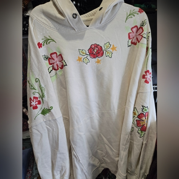 We the Free Flower hoodie Small Nwot